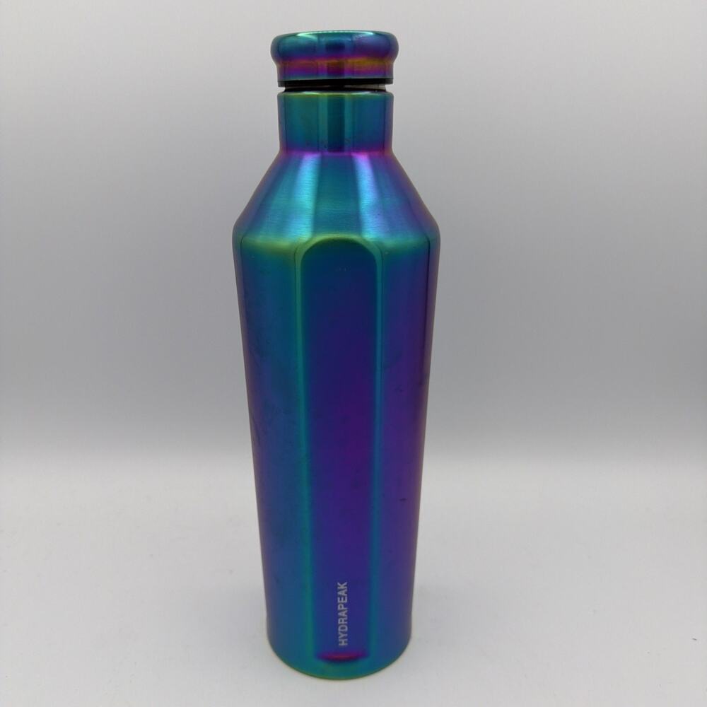 Hydrapeak Iridescent Enchanted Blue Purple Green Insulated Water Bottle 25 oz